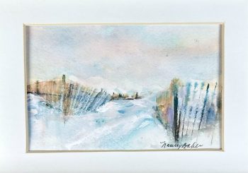 snow on the beach