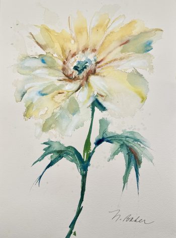 original painting white mum