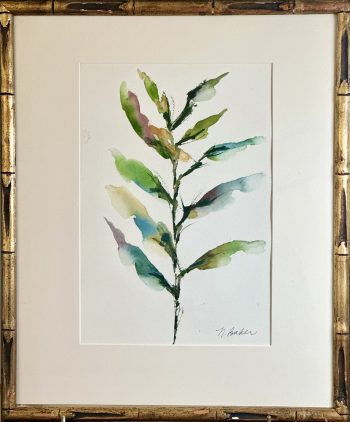 colorful watercolor leaves